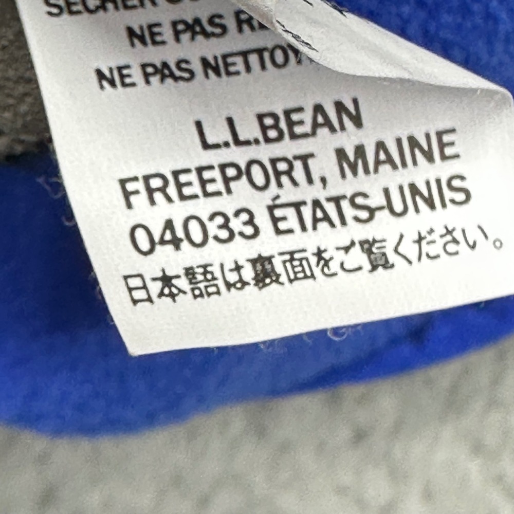 LL Bean 501068 Womens XL Blue Navy 1/4 Zip Polartec Fleece Pullover Jacket Shirt - Picture 6 of 11